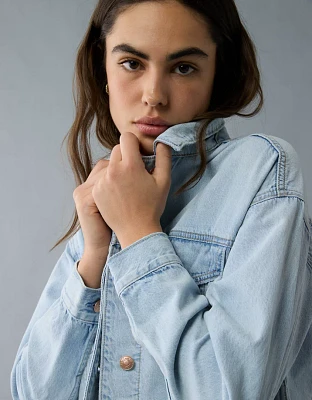 Veste courte en denim rétréci AE