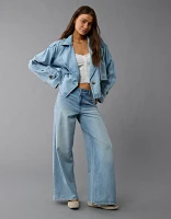 Trench court en denim AE