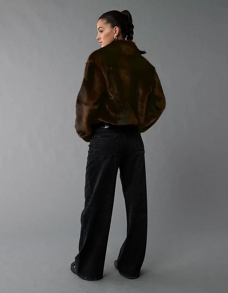 AE Faux Fur Jacket