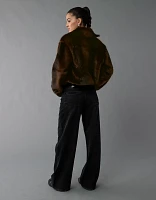 AE Faux Fur Jacket