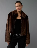 AE Faux Fur Jacket