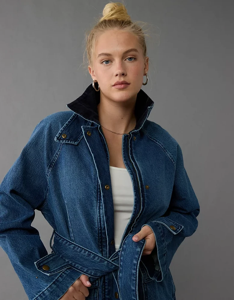 AE Denim Barn Jacket