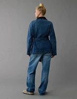 Veste de style grange en denim AE