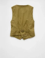 Gilet en mélange de lin AE