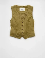 Gilet en mélange de lin AE