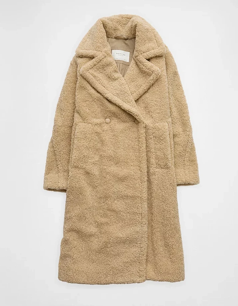 AE Long Teddy Coat