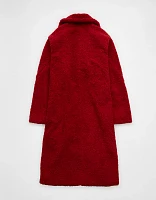 AE Long Teddy Coat