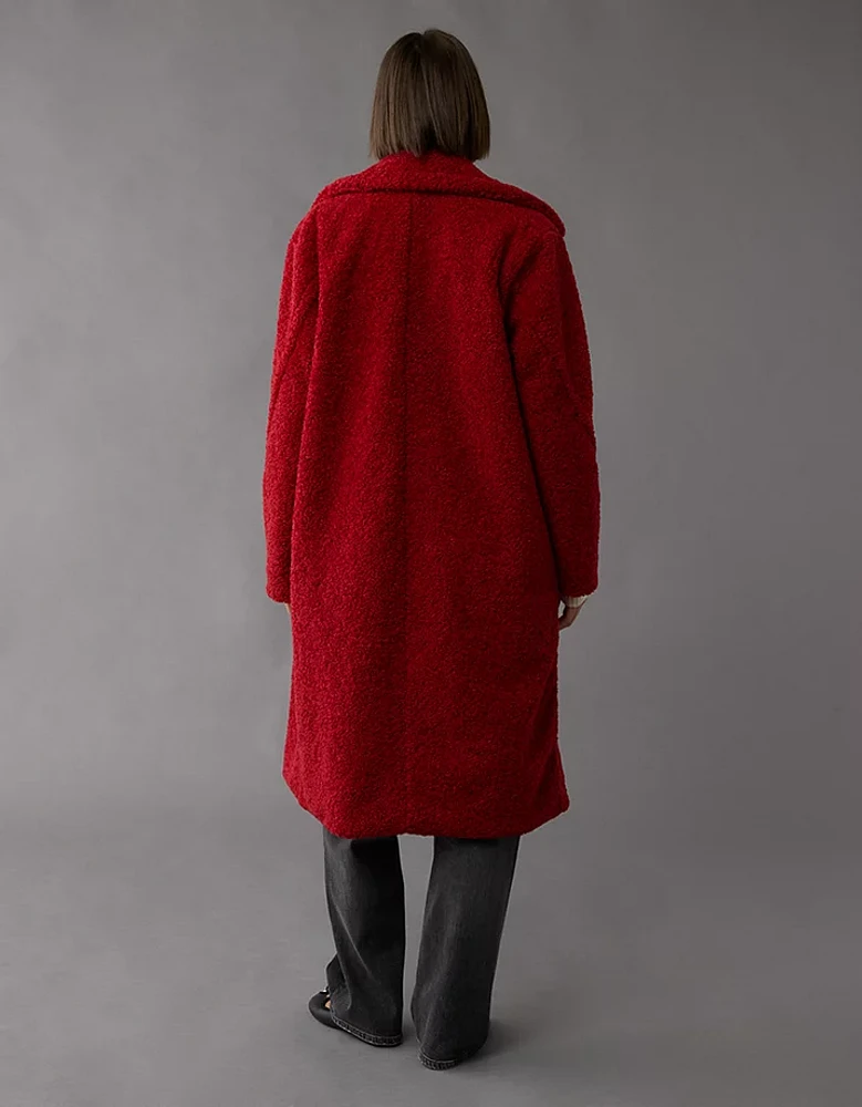 AE Long Teddy Coat