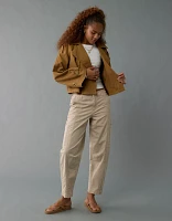 AE Cropped Trench Coat