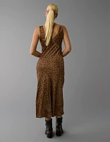 AE Leopard Midi Slip Dress