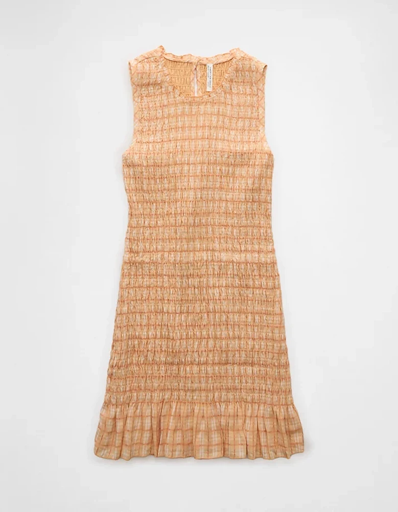 AE Smocked Bodycon Mini Dress