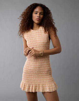 AE Smocked Bodycon Mini Dress