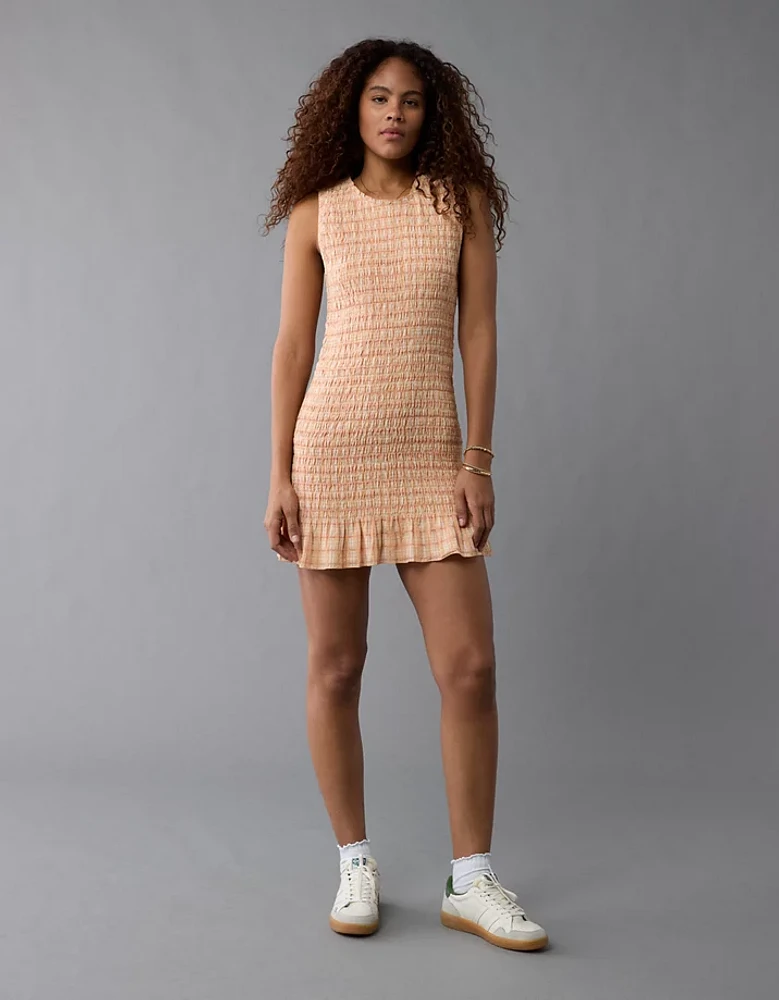 AE Smocked Bodycon Mini Dress