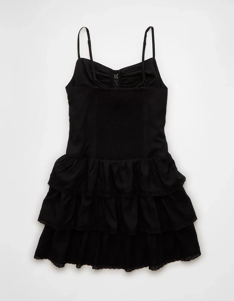 AE Catie Corset Tiered Mini Dress