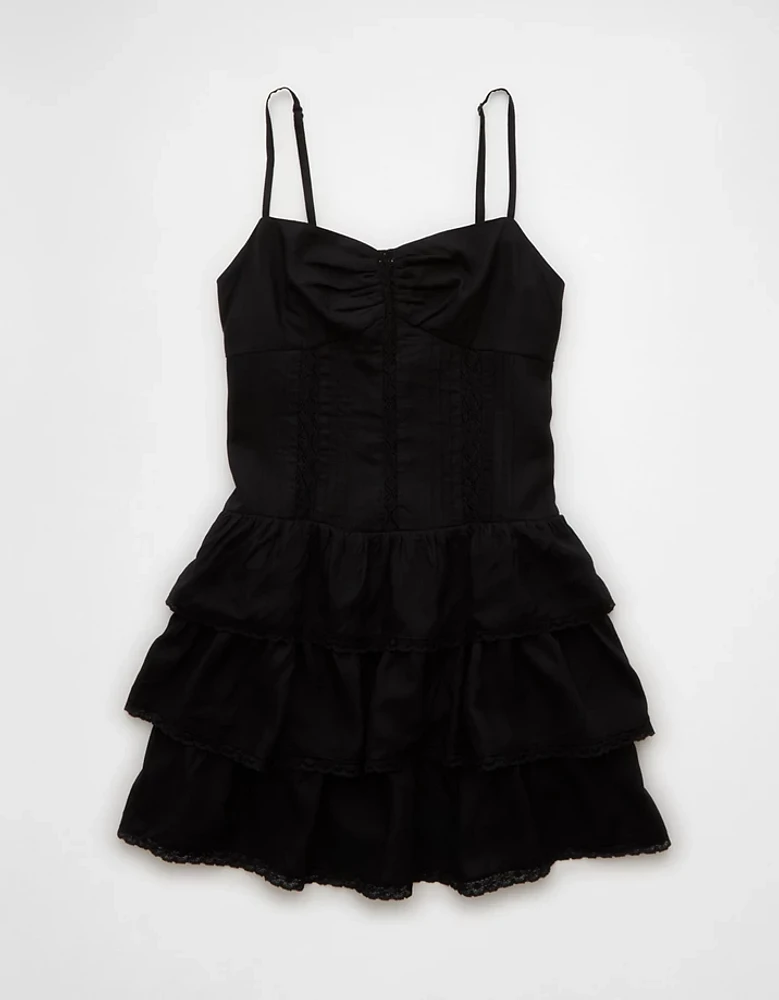 AE Catie Corset Tiered Mini Dress