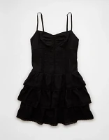 AE Catie Corset Tiered Mini Dress