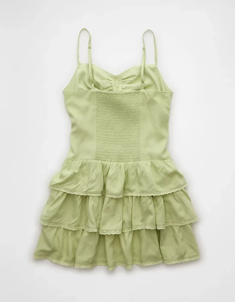 AE Catie Corset Tiered Mini Dress