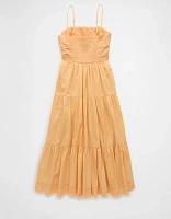 AE Scalloped Tiered Midi Dress