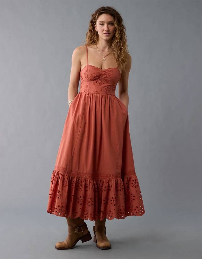 AE Catie Corset Midi Dress