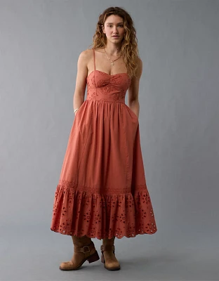 AE Catie Corset Midi Dress