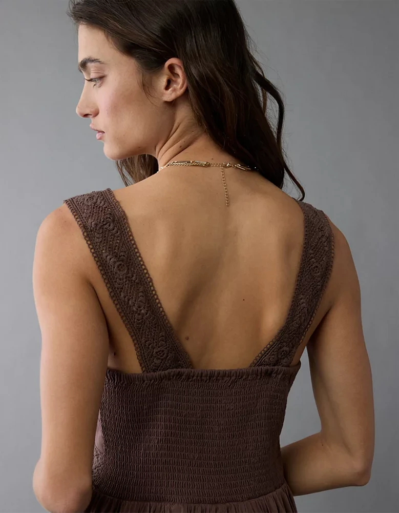 Robe mi-longue au crochet de style corset Catie AE