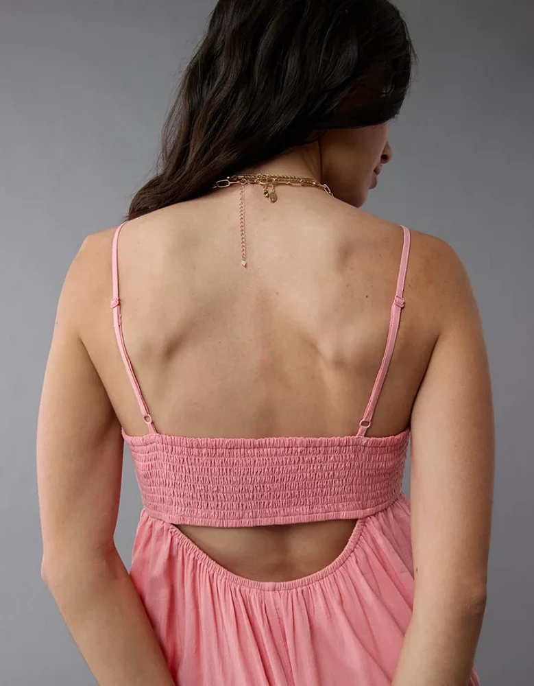 Robe longue nuisette nervurée AE