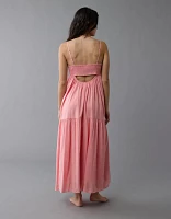 Robe longue nuisette nervurée AE