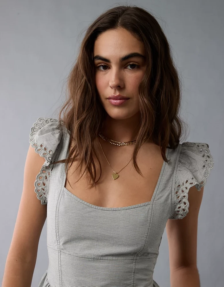 AE V-Waist Corset Mini Dress