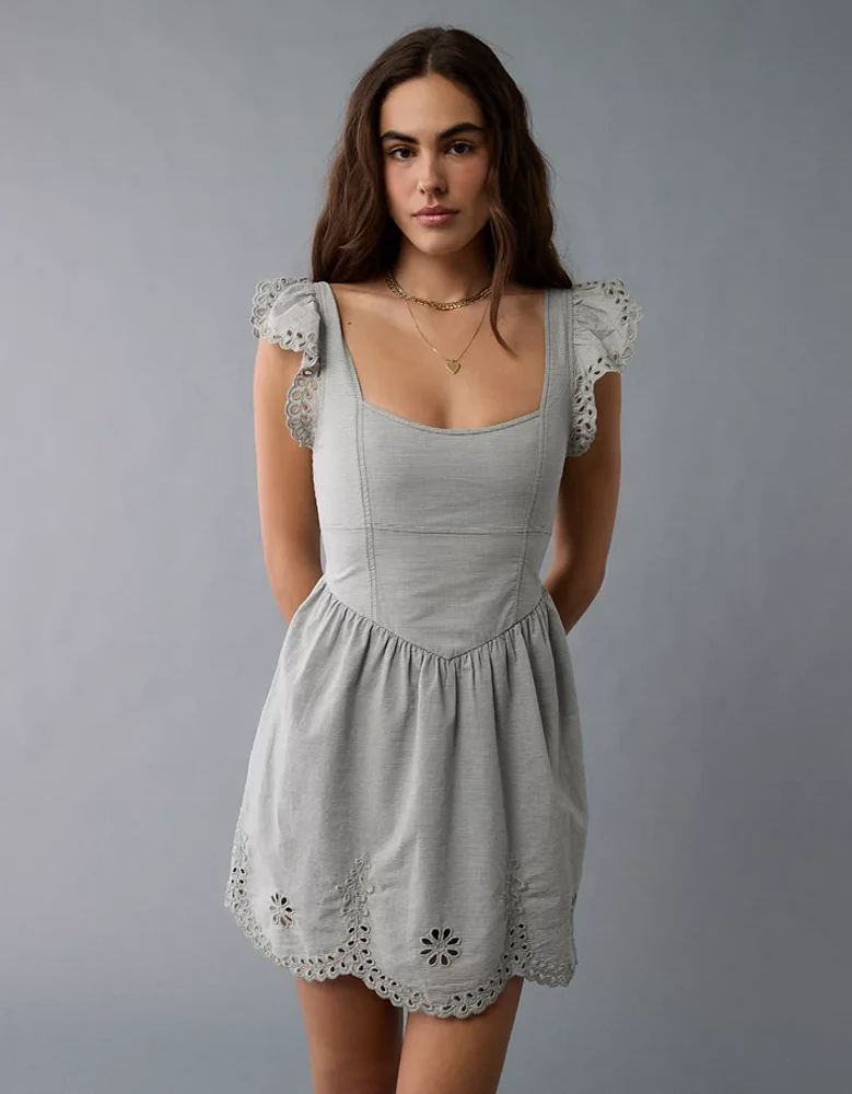 AE V-Waist Corset Mini Dress
