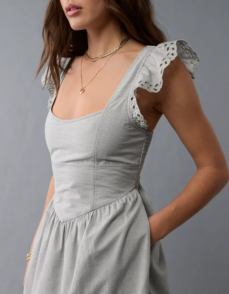 AE V-Waist Corset Mini Dress
