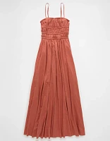 AE Sunchaser Knit Smocked Bodice Midi Dress