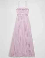 AE Sunchaser Knit Smocked Bodice Midi Dress