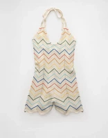 Barboteuse bain-de-soleil au crochet fierté AE