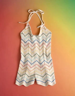 Barboteuse bain-de-soleil au crochet fierté AE