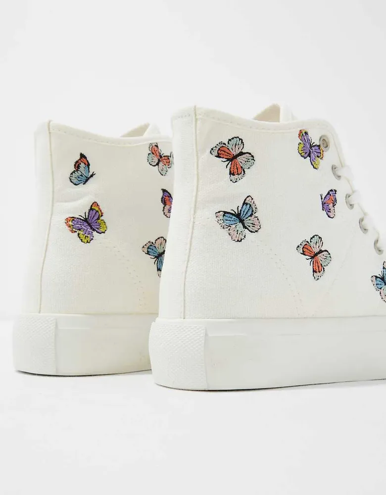 AE Butterfly Canvas Platform Sneaker