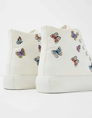 AE Butterfly Canvas Platform Sneaker