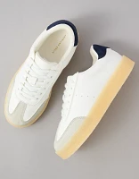 Chaussure sport rétro en crêpe synthétique AE