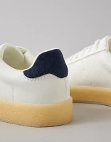 Chaussure sport rétro en crêpe synthétique AE