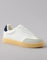 Chaussure sport rétro en crêpe synthétique AE