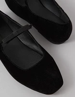 AE Velvet Bow Mary Jane Flat