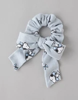 AE Peanuts PJ Bow Scrunchie