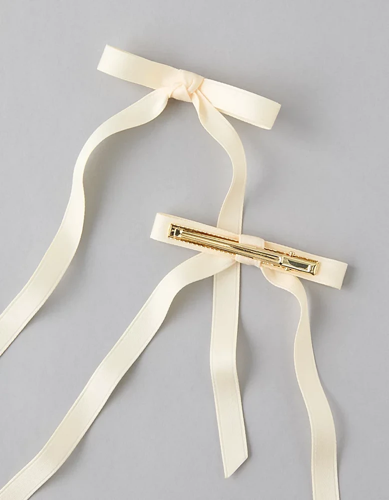 AE Skinny Bow Clips 2-Pack