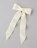 AEO Rib Knit Bow Clip