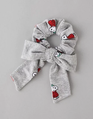 AEO Snoopy PJ Bow Scrunchie