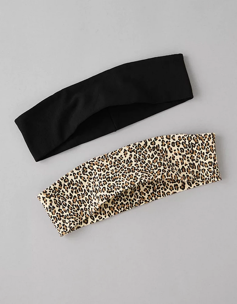 AEO Leopard Headband 2-Pack