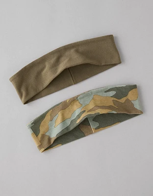 AEO Camo Headband 2-Pack