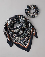 AE Satin Scrunchie & Scarf