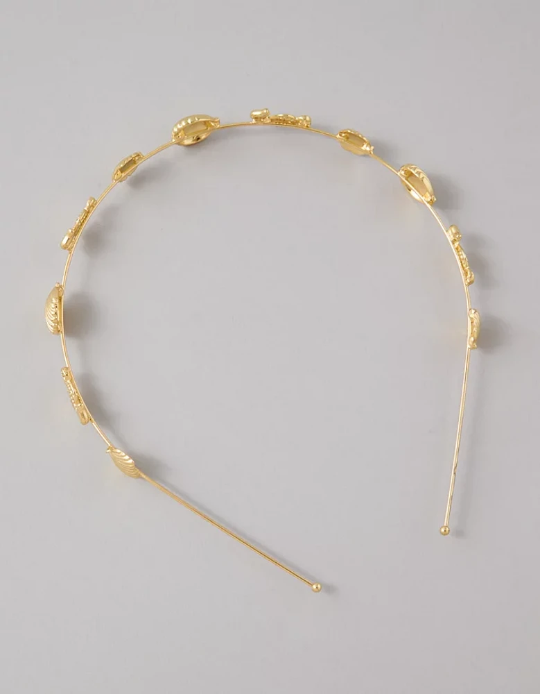 Bandeau orné d’un coquillage doré AE