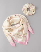 AE Floral Satin Scarf