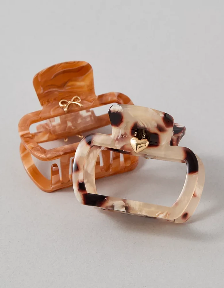 AE Medium Claw Clips 2-Pack